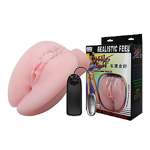 Vagina Masturbadora em Cyberskin com vibro - Sexshop