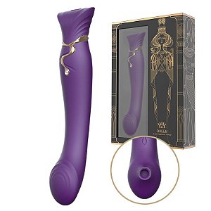 Vibrador ZALO - Queen Set G Spot PulseWave Vibrator - Lilás