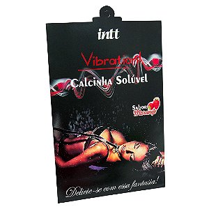 Vibration Calcinha Comestível Solúvel Chocolate INTT - Sex shop