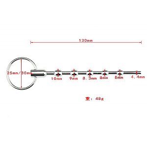 Anel Peniano de Metal e Sonda Uretral