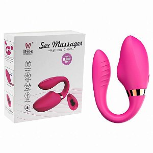 Vibrador De Casal Com Pulsação Massageador - Dibe Il Sex shop