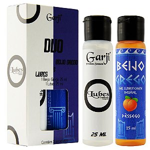 Lubrificantes Duo Lubes e Beijo Grego Funcional Dupla Sensação Garji