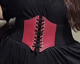 Cinturão Cigano Vermelho e Preto