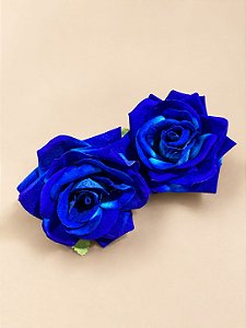 Rosa Realista Azul Anil