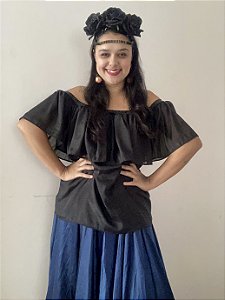 Ciganinha Preto Prateado