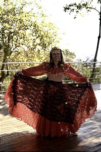 Conjunto Cigano Guipir Coral