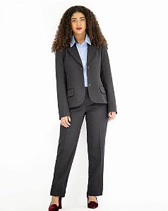 Blazer Kit com 3 peças Calça Camisa ML Combo4 Feminino Sarro Work