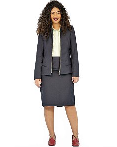 Blazer Kit com 4 peças Calça Saia Camisa ML Combo9 Feminino Sarro Work