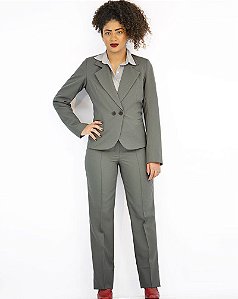 Blazer Kit com 3 peças Calça Camisa ML Combo17 Feminino Sarro Work