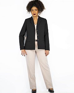 Blazer Kit com 3 peças Calça Camisa ML Combo21 Feminino Sarro Work