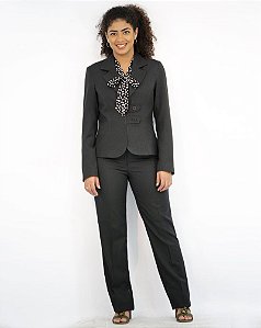 Blazer Kit com 3 peças Calça Camisa ML Combo31 Feminino Sarro Work