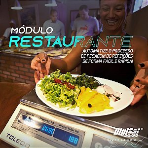 Licença Sistema Gerencial DigiSat - Restaurante - Até 03 Usuários Simultâneos