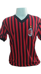 Camisa Retrô Milan Personalizada