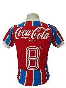 Camisa Retrô Bahia - 1988 - Tricolor - Número 8