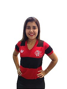 Baby Look Retrô Flamengo 1980/1983 - Rubro Negra