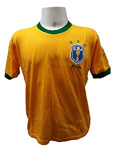 Camisa Retrô Seleção Brasileira 1982 - Nº10