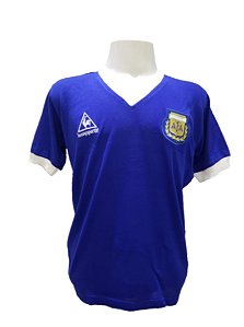 Camisa Retrô Argentina 1986 - Azul