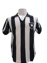 Camisa Retrô Botafogo - 1970 - Mangas Curtas
