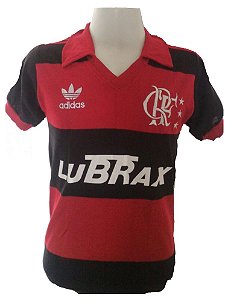 Camisa Retrô Flamengo 1987 - Nº10 - Rubro Negra