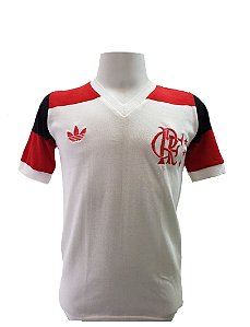 Camisa Retrô Flamengo - 80/83 - Mundial - Branca - Nº10