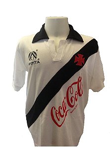 Camisa Retrô Vasco 1989 - Finta - Branca