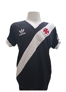 Camisa Retrô Vasco - 1980 - Preta