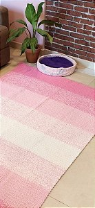 Caminha de gato crochê rosa