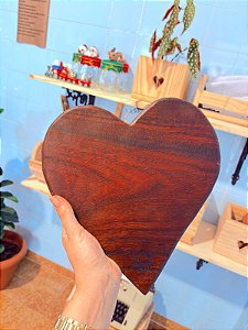 Tábua de coração madeira nobre