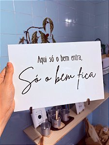 Azulejo aqui só o bem entra 20x30cm