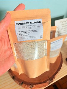 ESCALDA PÉS RELAXANTE LAVANDA E CAMOMILA 150G