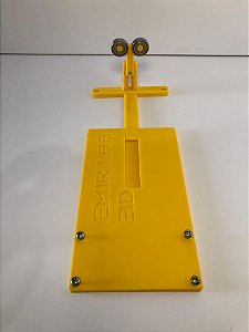 Base mandril com rolamentos