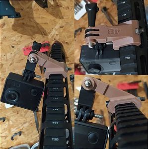 suporte Gopro trilho 22