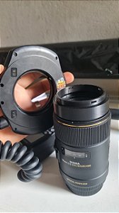 Adaptador pra lente Sigma 105mm Ex DG os hsm pra usar o Ring lite MR - 14EX II