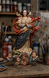 Escultura Nossa senhora Da conceicao 2