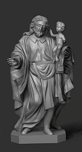 Sao jose com menino jesus