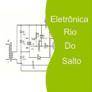Esquema Eletrificador Cerca Elétrica Rural 80km 2joules