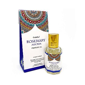 Perfume indiano Rosemary Alecrim - Goloka - 10ml - Para Pele e Difusor.