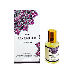 Perfume Indiano Lavanda - Goloka - 10ml - Para Pele e Difusor.