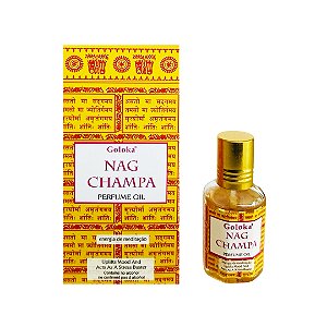 Perfume Indiano Nag Champa Goloka - Para pele e difusor - 10ml