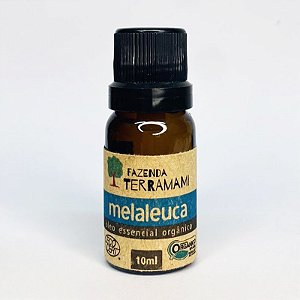Óleo Essencial 100% puro de Melaleuca Tea Tree -  Orgânico - 10ml - Fazenda Terramami