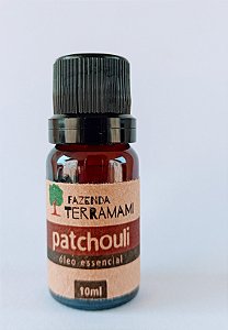 Óleo Essencial 100% puro de Patchouli - 10ml - Fazenda Terramami