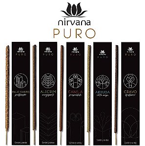 Incenso Nirvana PURO - 100% Natural - Kit com 5 Aromas