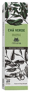 Incenso Nirvana Natural - Chá Verde - Linha Tradicional
