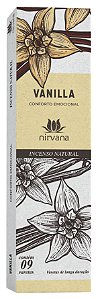 Incenso Nirvana Natural - Vanilla - Linha Tradicional