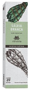 Incenso Nirvana Natural -  Sálvia Branca - Linha Tradicional