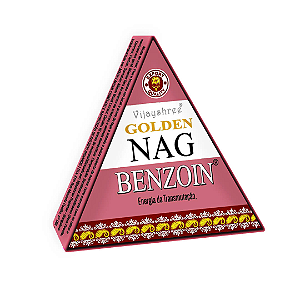 Incenso Cone Cascata Golden Nag - Benzoin