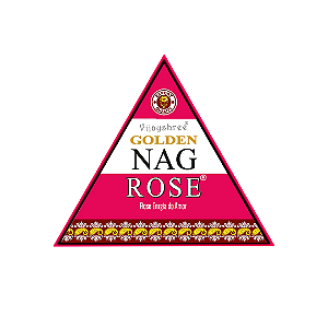 Incenso Cone Cascata Golden Nag Rose Rosas