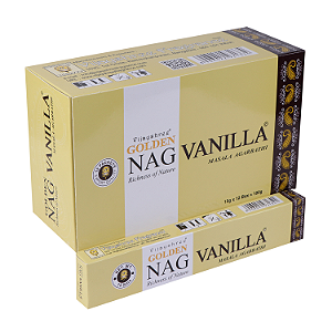 Incenso Indiano Golden Nag Vijayshree - Box Com 12 - Vanilla