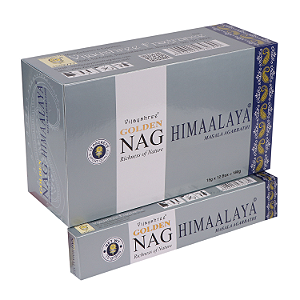 Incenso Indiano Golden Nag Vijayshree - Box Com 12 - Himalaya