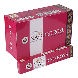 Incenso Indiano Golden Nag Vijayshree - Box Com 12 - Rosas